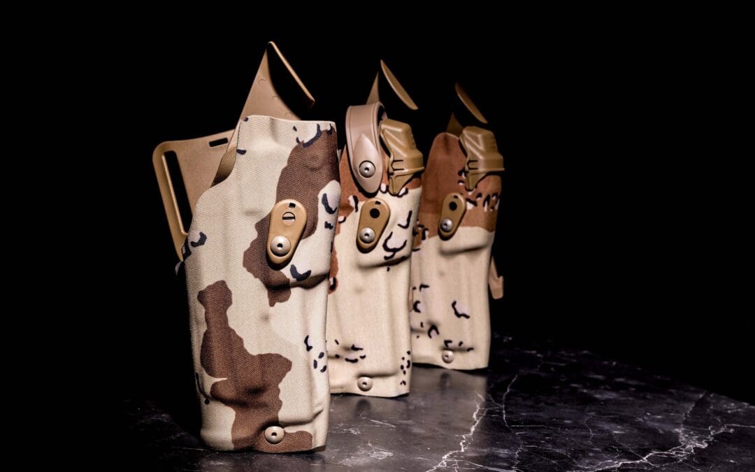 Safariland Launches Limited Edition Chocolate Chip Camo 6000 Series Holsters