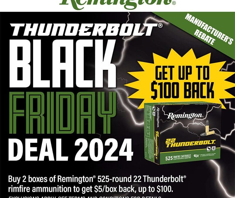 Remington Ammunition Announces Black Friday Rimfire Rebate