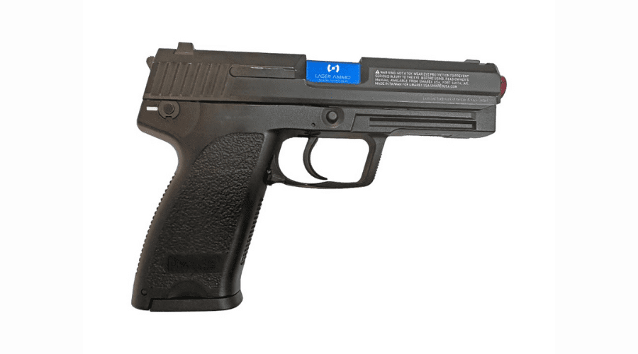 Laser Ammo Recoil Enabled H&K USP Training Pistol - Compact and Full-Size .45 models with REAL Conversion Barrel and PST laser technology.