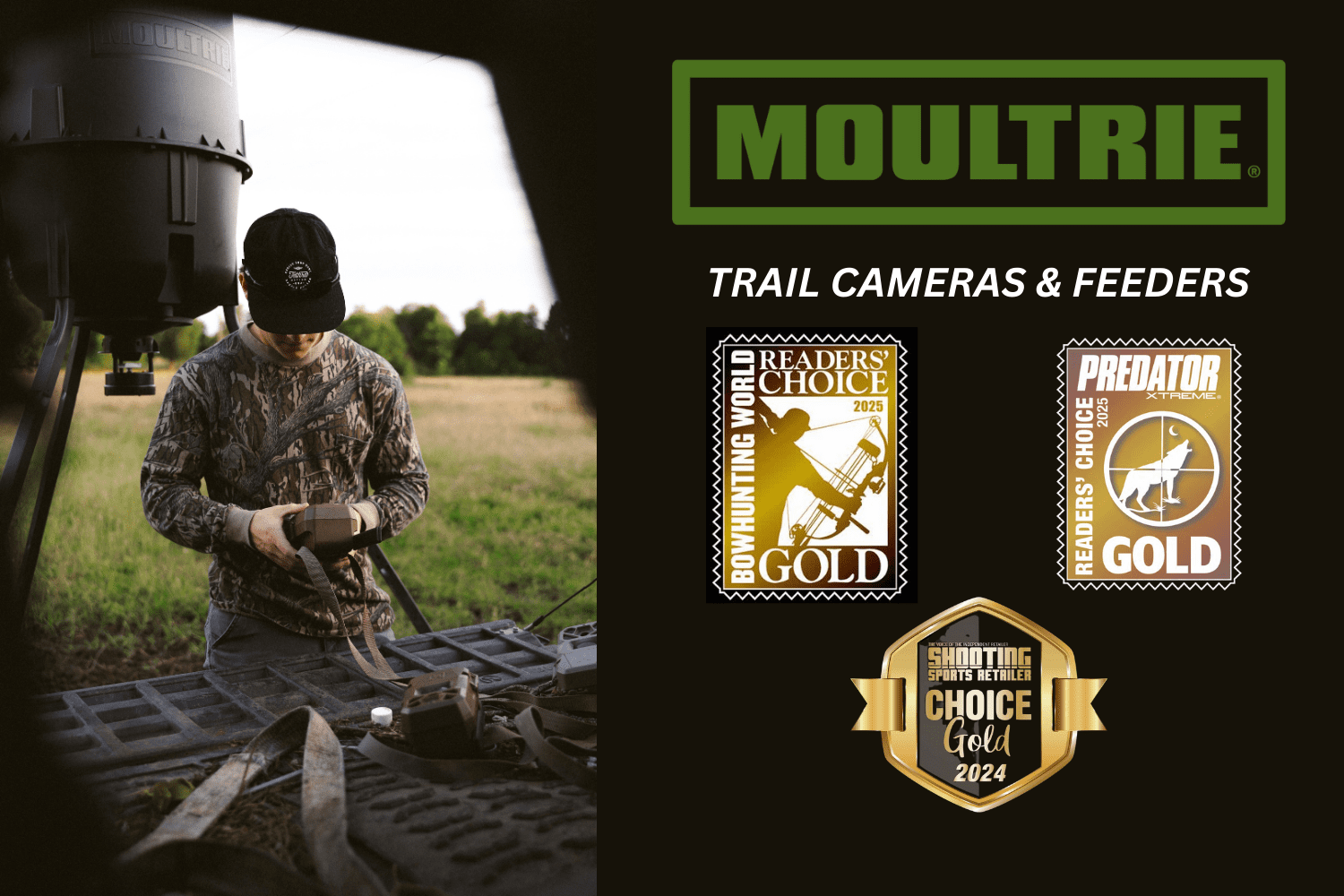Moultrie trail camera recognized with Gold Readers’ Choice Award