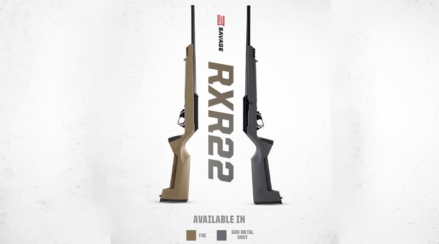 NEW Savage RXR22: Lightweight. Reliable. Ready for Anything.