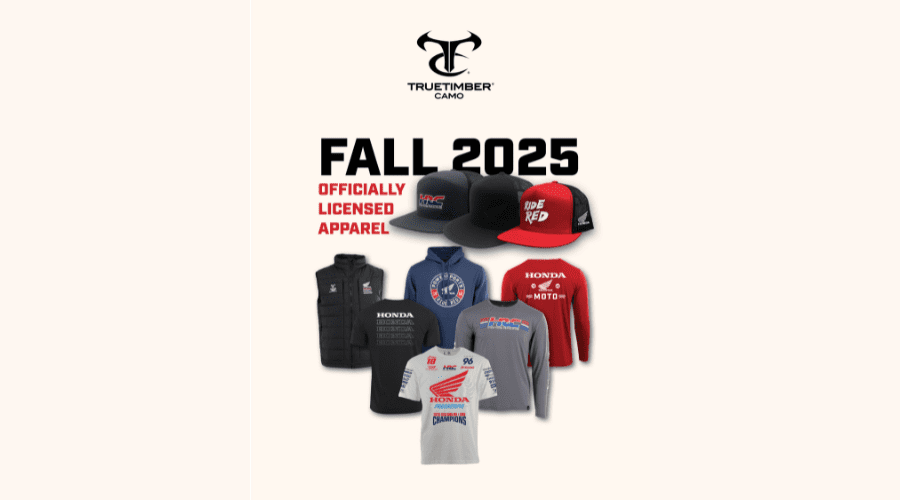 TrueTimber and Honda Officially Licensed Fall 2025 Apparel Now Available