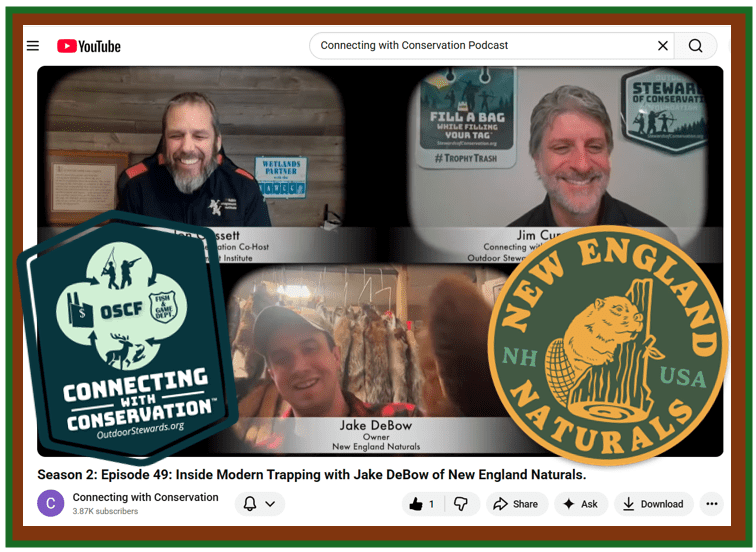 Legal trapping experts discuss wildlife conservation on the Connecting with Conservation Podcast