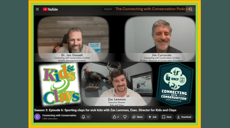 Zac Lemmon of Kids & Clays Joins Connecting with Conservation Podcast