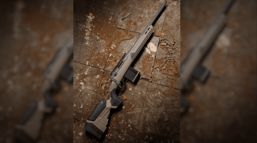 close up of the Savage 110 RF Core Tactical