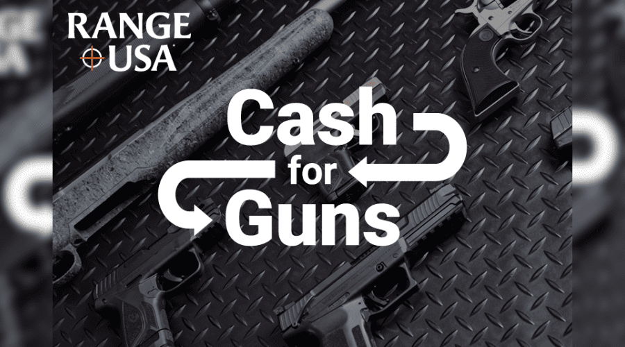 Range USA Cash for Guns used firearm evaluator program.