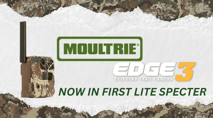 Moultrie’s EDGE 3 Series Now Available in First Lite Specter Camo