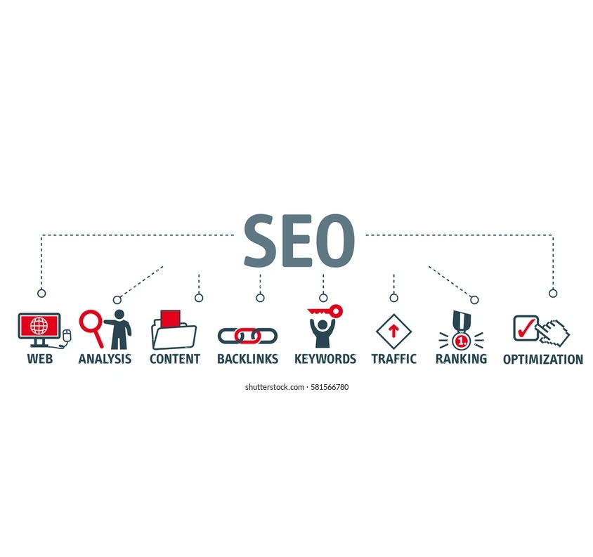 banner of seo search engine optimization strategy