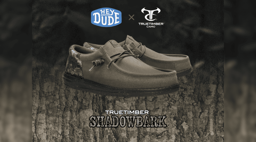 TrueTimber and HEYDUDE Introduce New Shadowbark Camo Wally Funk